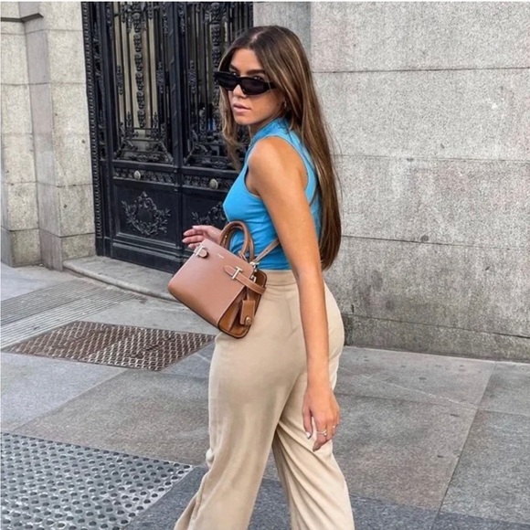 Zara Asymmetrical Top Size Medium 5644/816 - Picture 4 of 6